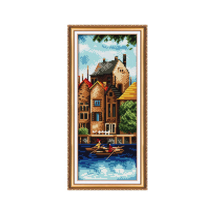 DIY Cross Stitch Kit "London" 4.3"x10.2"