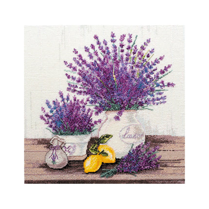 DIY Cross Stitch Kit "Provance's aroma" 12.6"x12.6"