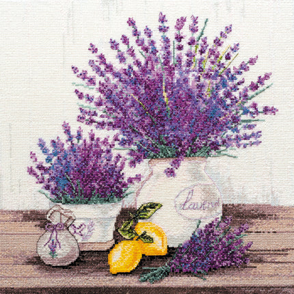 DIY Cross Stitch Kit "Provance's aroma" 12.6"x12.6"