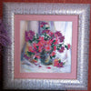 Canvas for bead embroidery "Chrysanthemums" 7.9"x7.9" / 20.0x20.0 cm