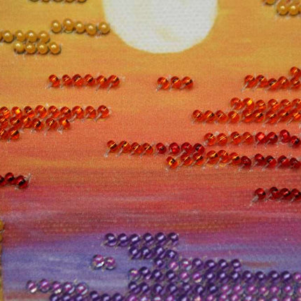 DIY Bead Embroidery Kit "No wind"  5.9"x5.9" / 15.0x15.0 cm