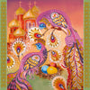 Canvas for bead embroidery "Easter story-3" 11.8"x11.8" / 30.0x30.0 cm