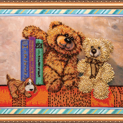 DIY Bead Embroidery Kit "Toys – 4" 16.5"x11.8" / 42.0x30.0 cm