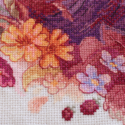 DIY Cross Stitch Kit "Soft Paws" 11.8"x11.8"
