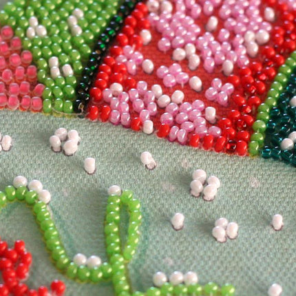 DIY Bead Embroidery Kit "Have a lovely holidays"