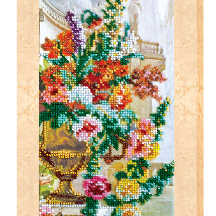 DIY Bead Embroidery Kit "Gods' garden-1" 6.7"x19.7" / 17.0x50.0 cm