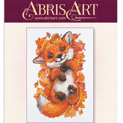 DIY Cross Stitch Kit "First autumn" 9.4"x14.2"