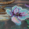 DIY Bead Embroidery Kit "Pearlescent glow" 10.6"x11.8" / 27.0x30.0 cm