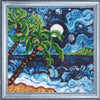 Bead DIY Embroidery Kit "Warm Places" 11.0"x11.0"/ 28.0x28.0 cm