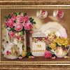 DIY Bead Embroidery Kit "Tea Set" 10.6"x14.2" (27.0x36.0 cm)