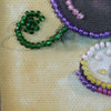 DIY Bead Embroidery Kit "Egg apple"  5.9"x5.9" / 15.0x15.0 cm