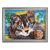 DIY Bead Embroidery Kit "Kitty" 10.2"x13.8" / 26.0x35.0 cm