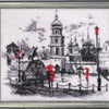 Bead DIY Embroidery Kit "Sofia Square (after O. Darchuk)" 10.6"x12.6"/ 27.0x32.0 cm