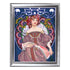 DIY Bead Embroidery Kit "Champenois Imprimeur Editeur (after A. Mucha)" 14.2"x10.6" / 36.0x27.0 cm