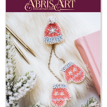 Beadwork kit for creating brooch "Frost"