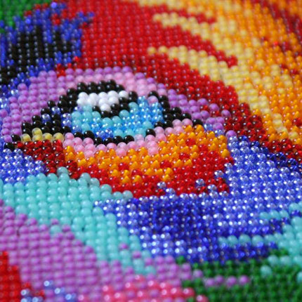 DIY Bead Embroidery Kit "Faithful friend" 11.8"x11.8" / 30.0x30.0 cm