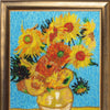 DIY Bead Embroidery Kit "Sunflowers after V. Van Gogh" 1.4"x1.0" / 3.5x2.6 cm