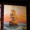 DIY Bead Embroidery Kit "On the waves" 11.4"x15.0" / 29.0x38.0 cm