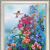 DIY Bead Embroidery Kit "Garden's Corner" 14.2"x9.8" / 36.0x25.0 cm