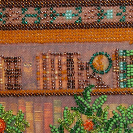 DIY Bead Embroidery Kit "Salon buffet" 7.9"x11.8" / 20.0x30.0 cm