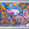 DIY Bead Embroidery Kit "Magic Butterflies" 9.8"x14.2" / 25.0x36.0 cm