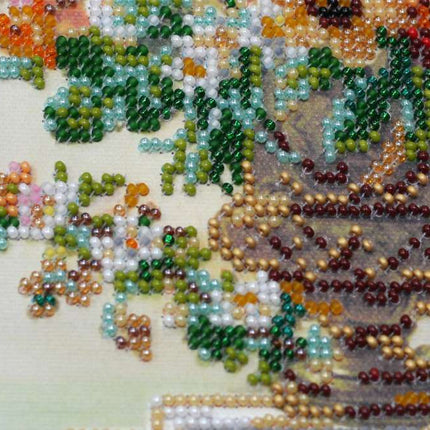 DIY Bead Embroidery Kit "Gods' garden-1" 6.7"x19.7" / 17.0x50.0 cm
