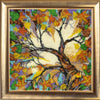 Bead DIY Embroidery Kit "Hello, Autumn!" 10.6"x10.6"/ 27.0x27.0 cm