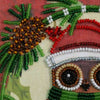 DIY Bead Embroidery Kit "Christmas motif"  5.9"x5.9" / 15.0x15.0 cm
