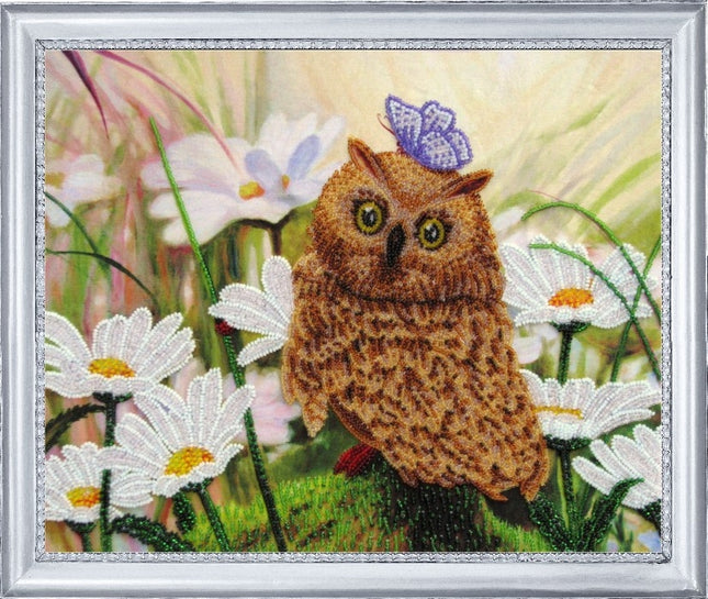 DIY Bead Embroidery Kit "Lucky One (after E. Samarskaya)" 10.2"x13.0" / 26.0x33.0 cm