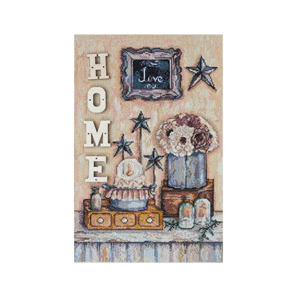 DIY Cross Stitch Kit "Warm at home" 9.8"x15.0"
