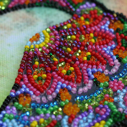 DIY Bead Embroidery Kit "Playful kitten"