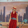 DIY Bead Embroidery Kit "Retro travel – 3" 11.8"x15.2" / 30.0x38.5 cm