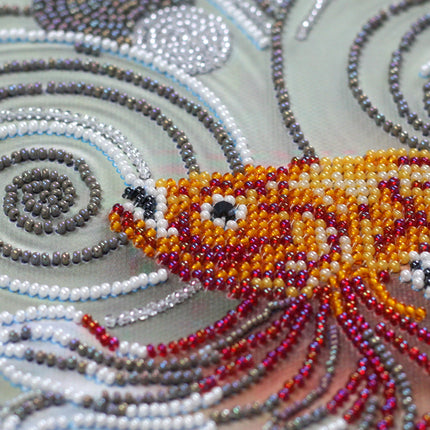 DIY Bead Embroidery Kit "Halfmoon" 11.8"x19.1" / 30.0x48.5 cm