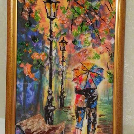 DIY Bead Embroidery Kit "Colour mood" 9.8"x19.7" / 25.0x50.0 cm