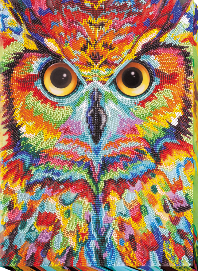 DIY Bead Embroidery Kit "Ammolite" 9.4"x13.0" / 24.0x33.0 cm