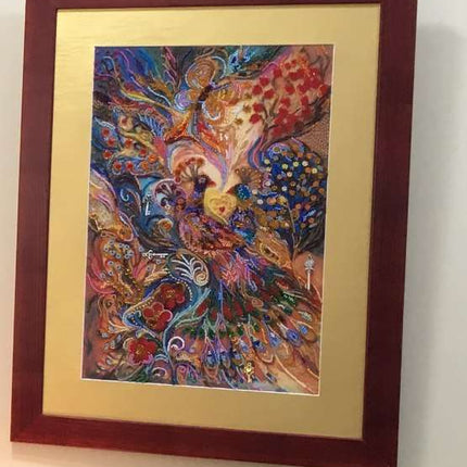DIY Bead Embroidery Kit "Talismans of happiness" 11.0"x16.9" / 28.0x43.0 cm