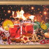 DIY Bead Embroidery Kit "Mulled Wine for Two" 9.8"x15.0" (25.0x38.0 cm)