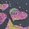 DIY Bead Embroidery Kit "Kittens' purrings" 9.8"x16.5" / 25.0x42.0 cm