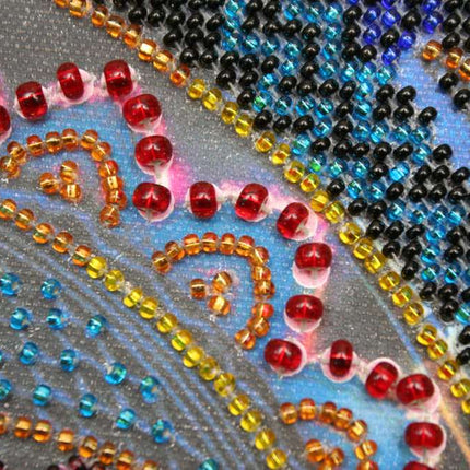 DIY Bead Embroidery Kit "Two together" 20.9"x11.8" / 53.0x30.0 cm