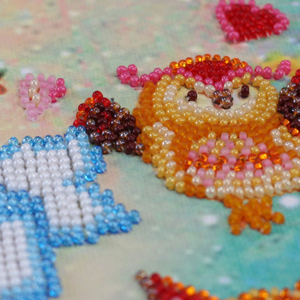 DIY Bead Embroidery Kit "Metrics" 11.8"x15.7" / 30.0x40.0 cm