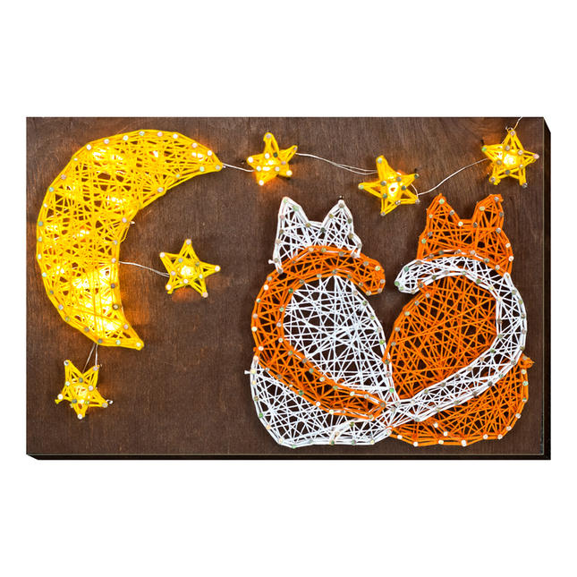 String Art Creative DIY Kit "Cats" 7.5"x11.4" / 19.0x29.0 cm