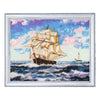 Bead DIY Embroidery Kit "Frigate" 10.6"x13.4"/ 27.0x34.0 cm