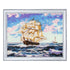 Bead DIY Embroidery Kit "Frigate" 10.6"x13.4"/ 27.0x34.0 cm