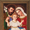 DIY Bead Embroidery Kit "The Holy Family" 14.2"x10.6" / 36.0x27.0 cm