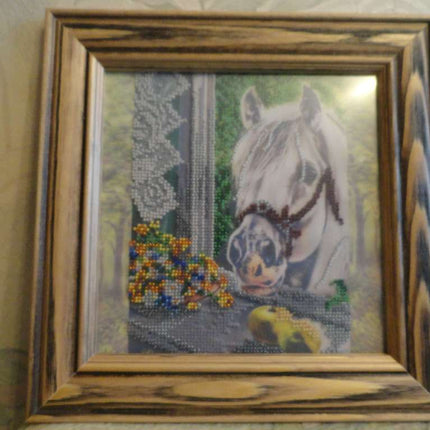 Canvas for bead embroidery "Treats" 7.9"x7.9" / 20.0x20.0 cm