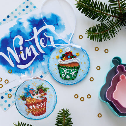 DIY Christmas tree toy kit "New Year sweets"