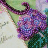 DIY Bead Embroidery Kit "Love"  5.9"x5.9" / 15.0x15.0 cm