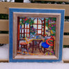 Canvas for bead embroidery "In the Sun Room" 7.9"x7.9" / 20.0x20.0 cm