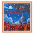DIY Bead Embroidery Kit "Romantic trip"  5.9"x5.9" / 15.0x15.0 cm