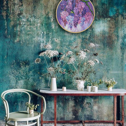 DIY Bead Embroidery Kit "Wisteria" 13.0"x13.0" / 33.0x33.0 cm